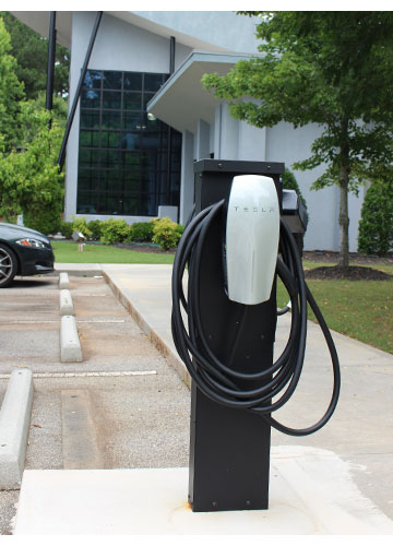 Aventure Aviation HQ Tesla Charger