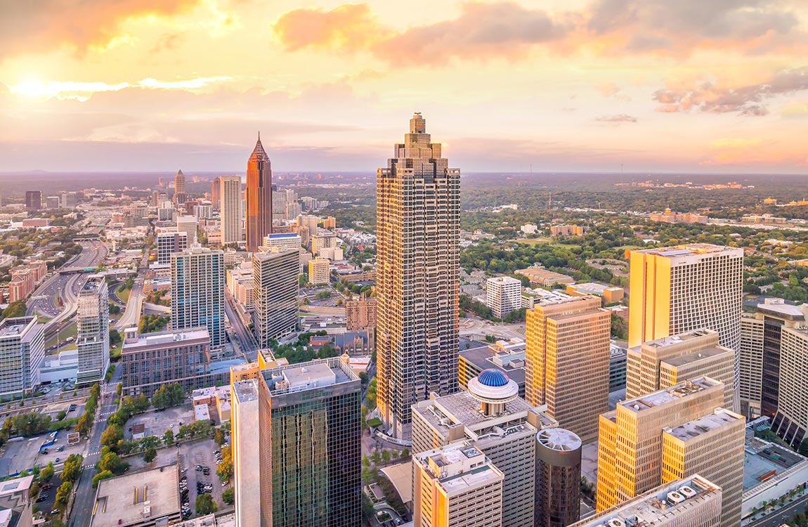 Skyline of Atlanta, Georgia,, USA  