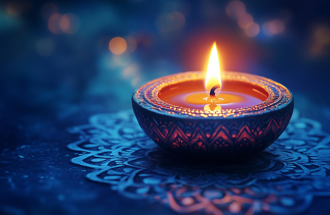 Diwali celebratory lamp 