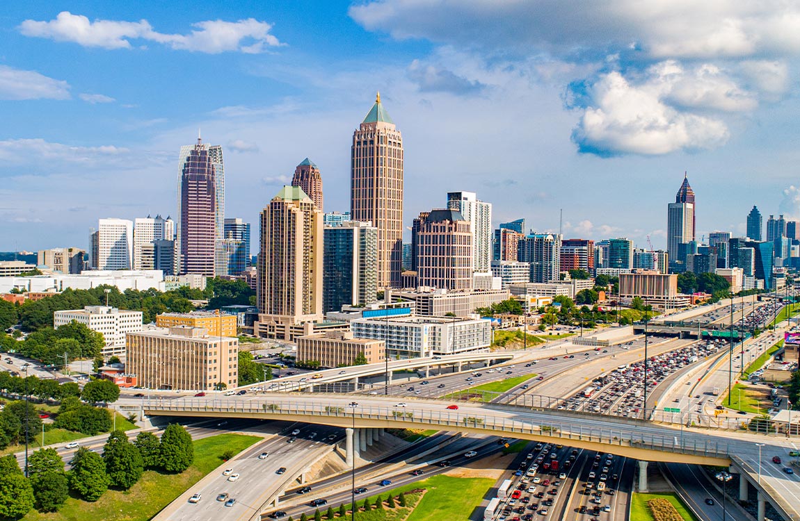 Skykline of Atlanta 