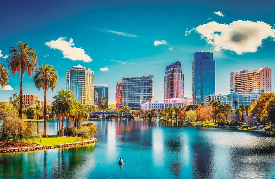 Orlando Florida skyline 