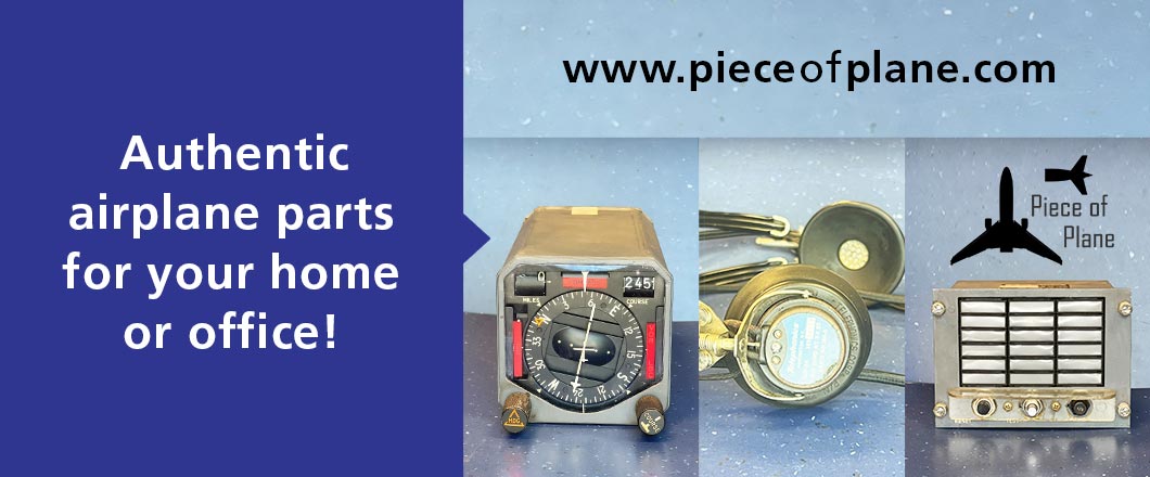 Authentic airplane parts for your home or office! – www.pieceofplane.com