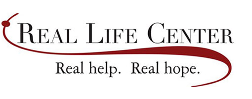 Logo: Real Life Center – Real help. Real hope 