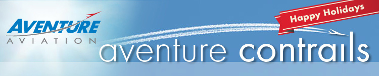 Aventure Aviation Contrails - Happy Holidays